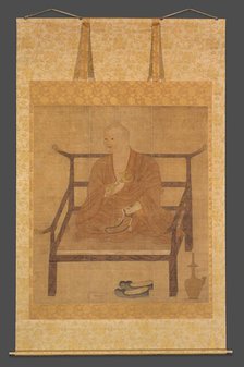 Portrait of Kobo Daishi (Kukai), 14th century. Creator: Unknown.