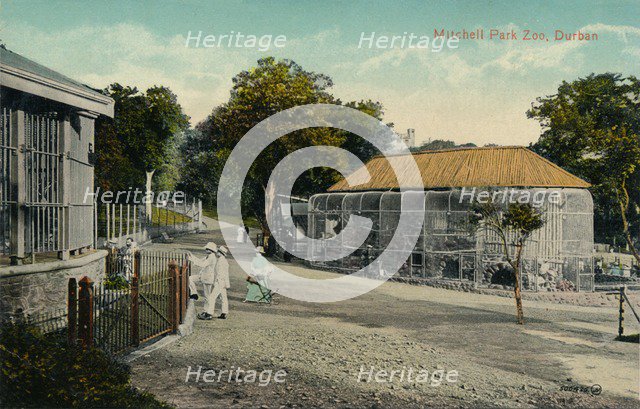 'Mitchell Park Zoo, Durban', c1915. Artist: Unknown.