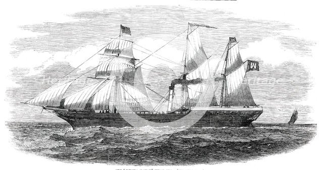 The "Helena Sloman" Steam-Ship, 1850. Creator: Unknown.