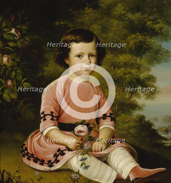 F. M. Maexmontan as a Child, 1850. Creator: Johan Erik Lindh.
