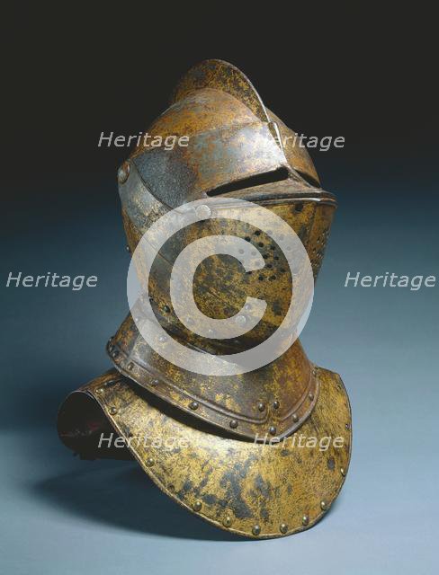 Gorget (from a funerary achievement?), c.1590-1625. Creator: Unknown.