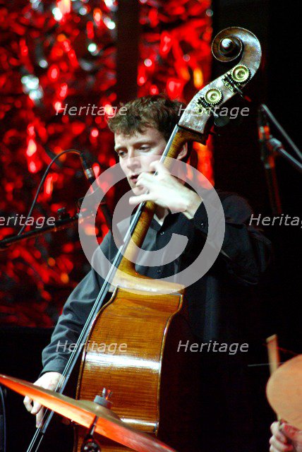 Aidan O'Donnell, jazz musician, Brecon, 2000.  Artist: Brian O'Connor.