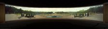 Panoramic View of the Palace and Gardens of Versailles, 1818-19. Creator: John Vanderlyn.