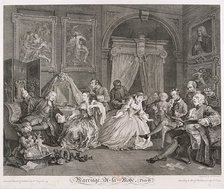 'Marriage a la Mode', 1745; plate IV. Artist: Simon François Ravenet