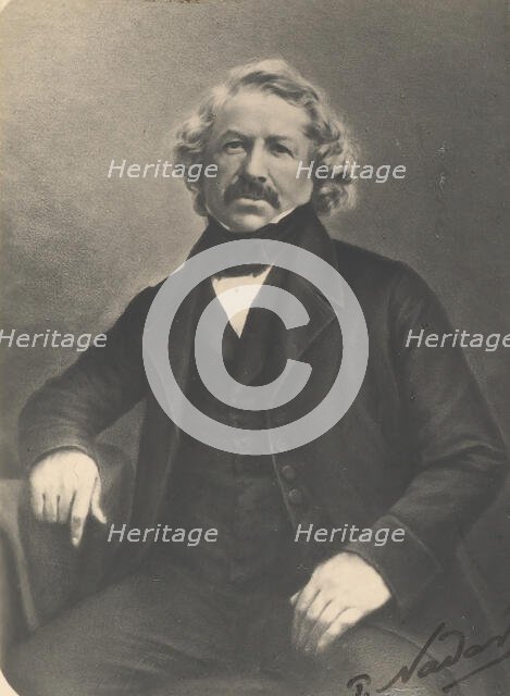 Louis-Jacques-Mandé Daguerre, ca. 1844. Creator: Unknown.