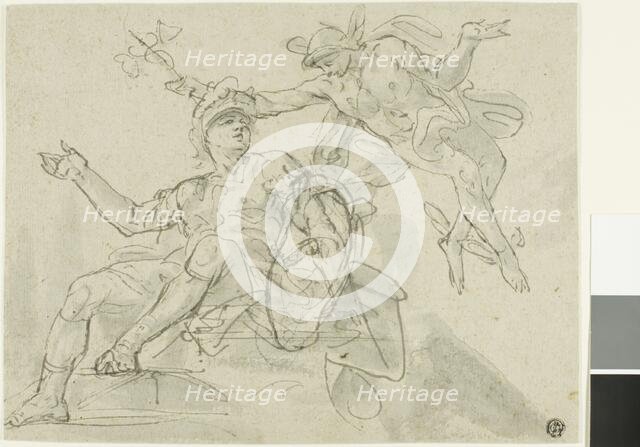 Mercury and Mars, n.d. Creators: Marco Marcola, Charles le Brun.