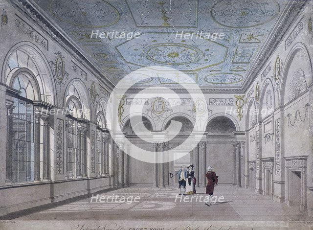 Bank of England, Threadneedle Street, London, c1790. Artist: Thomas Malton II
