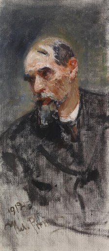 The Procurator (Portrait of P. A. Sergienko), 1912. Creator: Il'ya Repin.