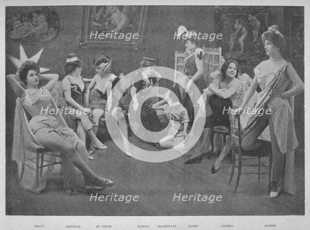 'Le Foyer Des Artistes', 1900. Artist: Unknown.