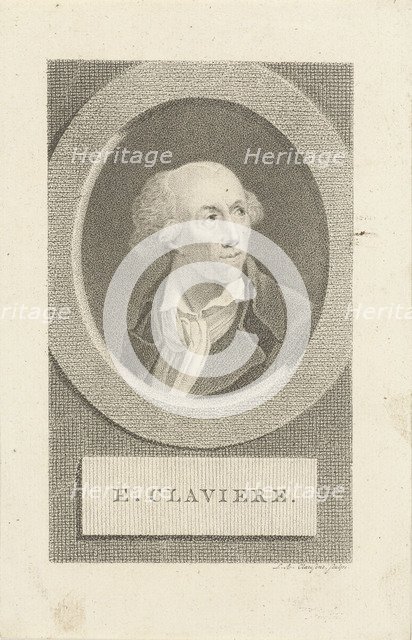 Portrait of Étienne Clavière (1735-1793), 1790s.