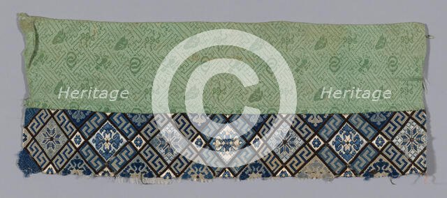 Band (from Woman's Trousers or Robe), China, 1875/1900. Creator: Unknown.