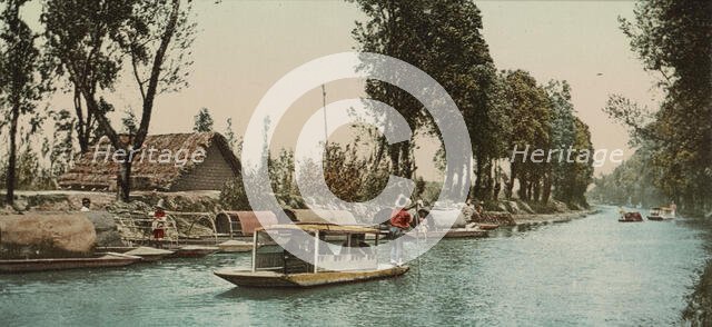 Canal de la Viga, City of Mexico, between 1884 and 1900. Creator: William H. Jackson.