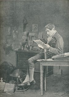 'The Student', c1877. Artist: Adam Diston.