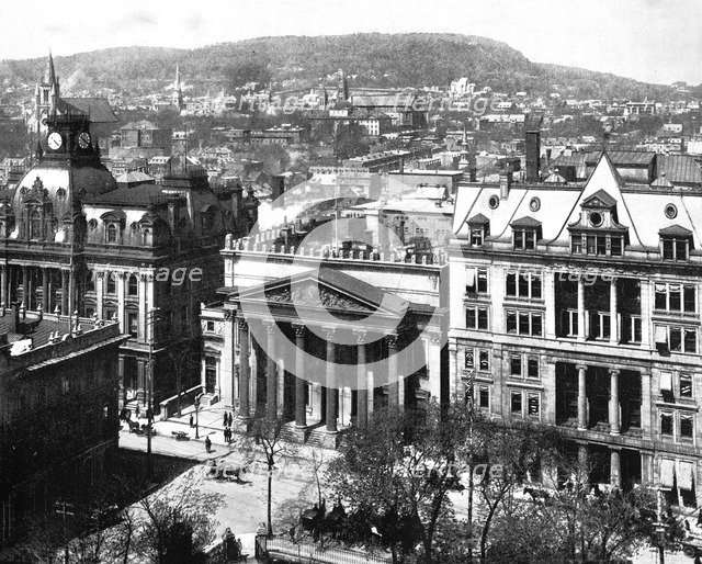 Montreal and Mount Royal, Canada, 1893.Artist: John L Stoddard