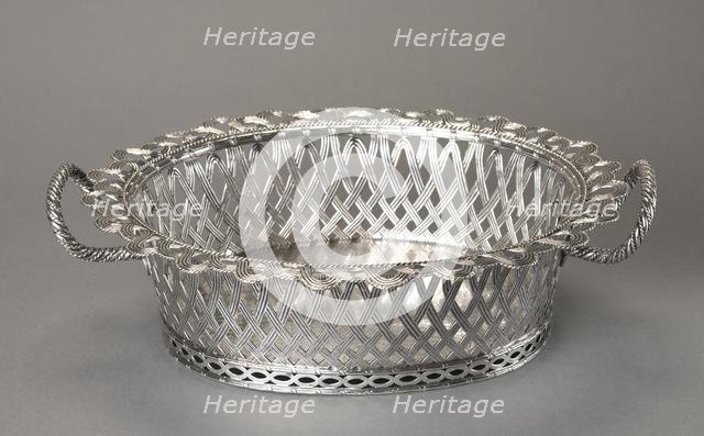 Fruit Basket, 1729. Creator: Paul Jacques de Lamerie (British, 1688-1751).