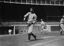Walt Dickson, New York NL, wearing 1909 road uniform (baseball), 1910. Creator: Bain News Service.