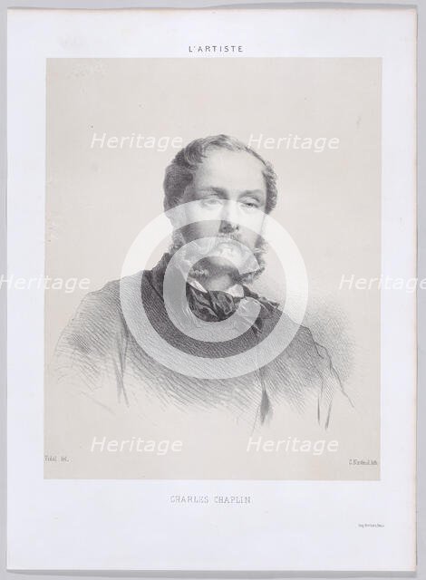 Charles Chaplin, from "L'Artiste", August 1, 1859. Creator: Célestin Nanteuil.