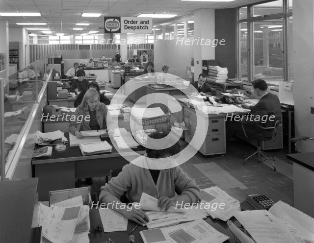 Order and dispatch office, Stanley Tools, Sheffield, South Yorkshire, 1967. Artist: Michael Walters