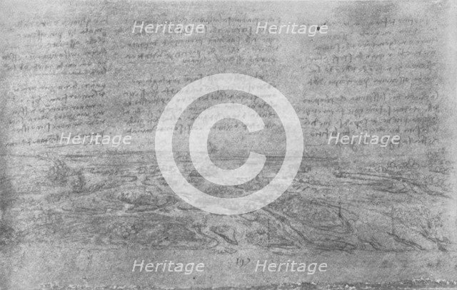 'View of a Delta', c1480 (1945). Artist: Leonardo da Vinci.