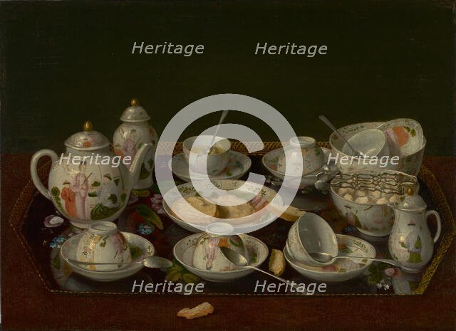 Still Life: Tea Set, about 1781-1783. Creator: Jean-Etienne Liotard.