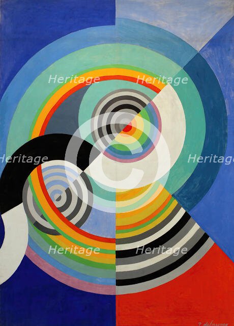 Rythme n°3, décoration pour le salon des Tuileries , 1938. Creator: Delaunay, Robert (1885-1941).