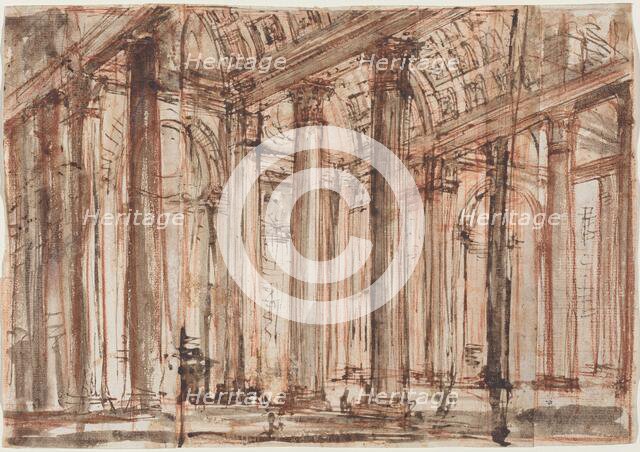 The Portico of the Pantheon, 1750s and early 1760s. Creator: Giovanni Battista Piranesi.