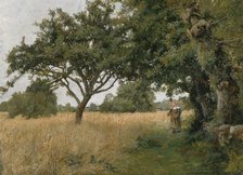 Brittany Landscape, 1877. Creator: Hugh Bolton Jones.