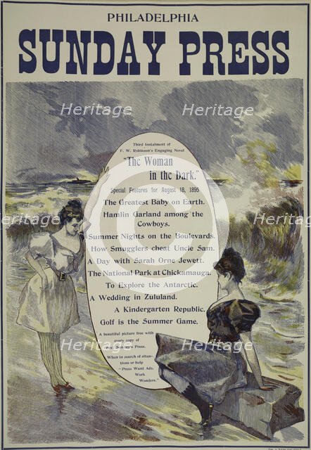 Philadelphia Sunday press. August 18, 1895, c1893 - 1897. Creator: Unknown.