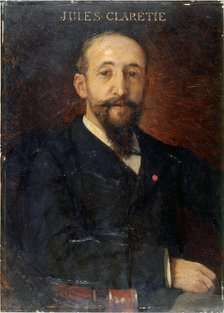 Jules Claretie (1840-1913), administrator at the Comedie-Francaise, between 1880 and 1890. Creator: Unknown.