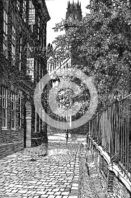 'Clifford's Inn, Looking North', 1903. Artist: Unknown.