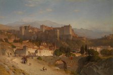 The Hill of the Alhambra, Granada, 1865. Creator: Samuel Colman.