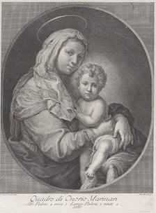 Virgin and Child, ca. 1750-74. Creators: Antonio Baratta, Lorenzo Lorenzi.