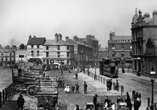 Smithfield Market, Birmingham, West Midlands, c1890s. Artist: Unknown.