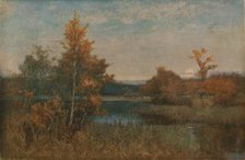 'An Autumn Afterglow', 1886, (c1930).  Creator: Alfred Edward East.