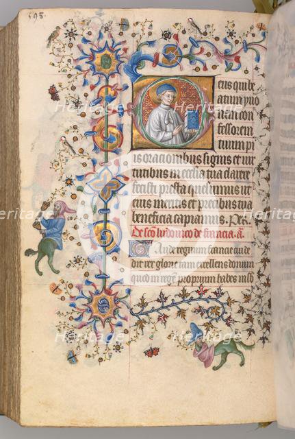 Hours of Charles the Noble, King of Navarre (1361-1425), fol. 293v, St. Yoon, c. 1405. Creator: Master of the Brussels Initials and Associates (French).