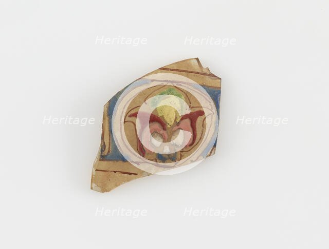 Islamic Glass Fragment, circa 900-1400. Creator: Unknown.