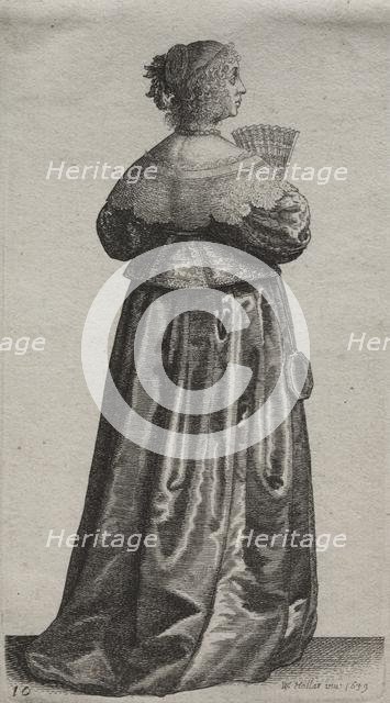 The Several Habits of English Women, from the Nobility to the Country Women..., 1639. Creator: Wenceslaus Hollar (Bohemian, 1607-1677).