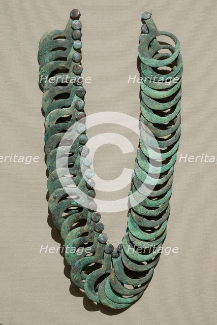 Bronze Necklace with Hanging Pendants, 8th Century BC. Creator: Unknown.