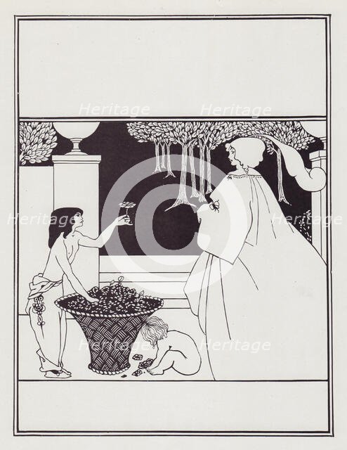 Cover Design for The Yellow Book, Vol IV, 1894. Creator: Aubrey Beardsley.
