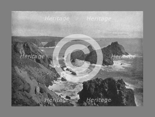 Old Lizard Head and Kynance Cove, c1900. Artist: Frith & Co.
