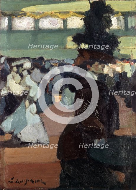 'At a Ball', 1905.  Artist: Edmond Lempereur