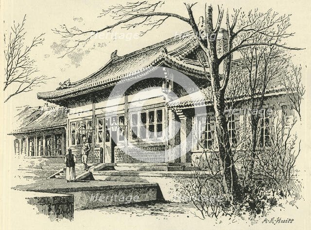 'The British Legation, Peking', c1900. Creator: A.E. Huitt.