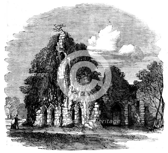 Waverley Abbey, Surrey - from a photograph by Mr. Liddiard, of Farnham, 1858. Creator: Unknown.