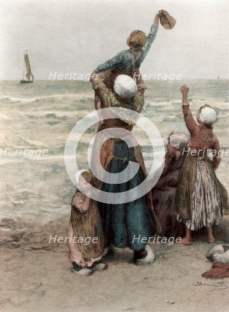 'Bon Voyage!', 1889. Artist: Unknown