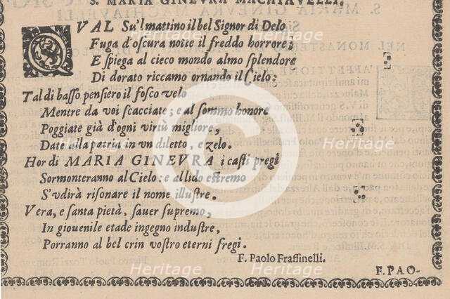 Ghirlanda: Di sei vaghi fiori scielti da piu famosi Giardini d'Italia, page 2 (..., October 1, 1604. Creator: Pietro Paulo Tozzi.