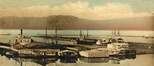 'Suez - The Docks', c1918-c1939. Creator: Unknown.