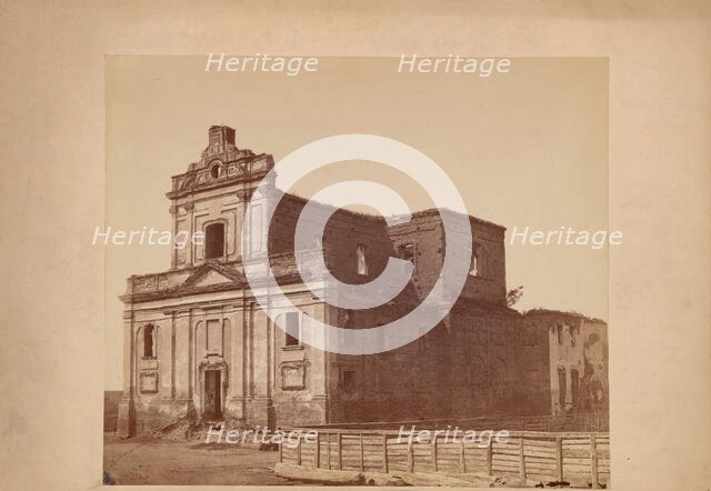 Church of Our Lady of the Scapular - view of the ruins from the south-west, Lutsk, between 1880-90. Creator: Unknown.