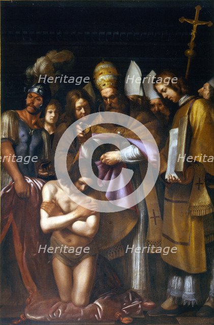 The Baptism of Constantine, First third of 17th cen.. Artist: Galli, Giovanni Antonio (1585-1652)