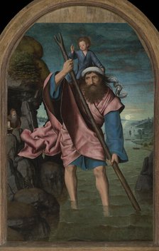Saint Christopher, 1490. Creator: Massys, Quentin (1466-1530).