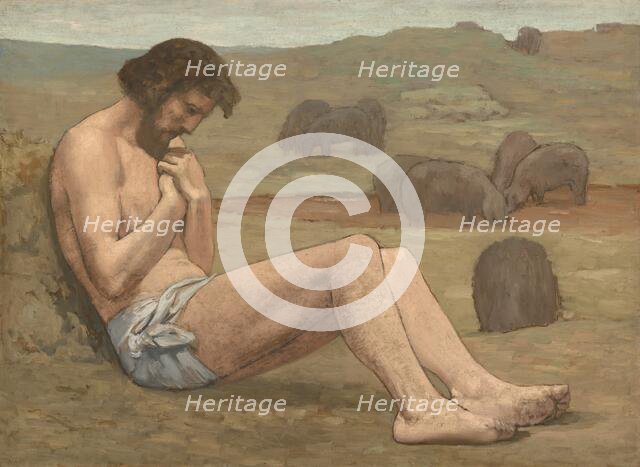 The Prodigal Son, probably c. 1879. Creator: Pierre Puvis de Chavannes.